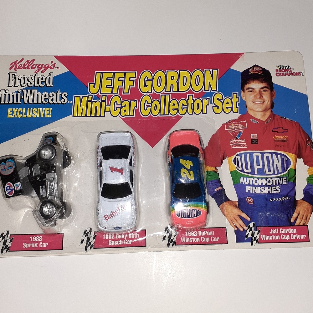 Vintage Jeff Gordon Kellogg's Set Mail in Promotional NASCAR Sprint Set